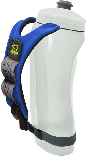 Amphipod Hydraform Ergo Minimalist Handheld Water Bottle, BPA-Free Hydration for Ultra-Running, Marathons & Walking - Blue (20 oz.)