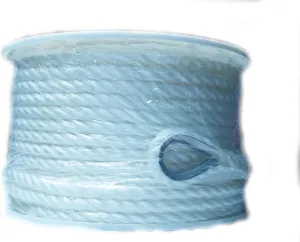 Anchor Rope, High Strength Rope, Nylon Heavy Duty 5/8" with Stainless Thimble 200 FT for Anchoring Boat