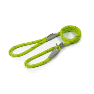 Ancol Viva 1.2m Lime Reflective Rope Slip Dog Lead