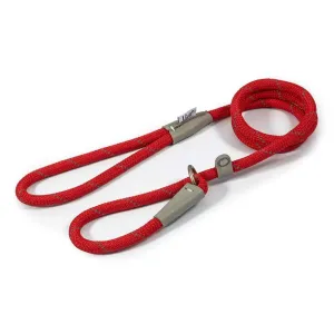Ancol Viva 1.2m Red Reflective Rope Slip Dog Lead