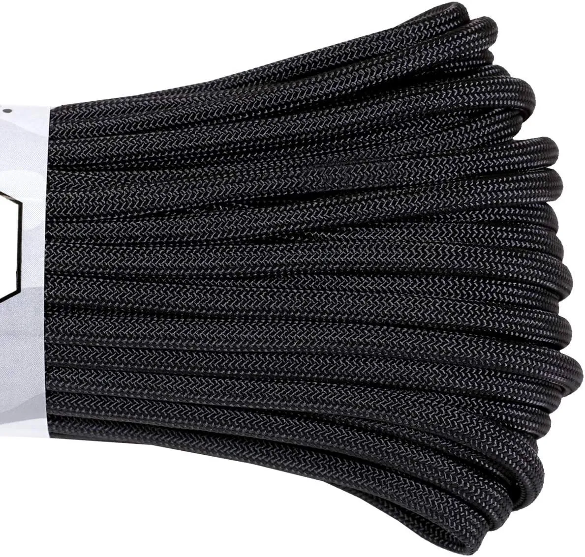 Atwood Rope MFG 550 Paracord 300 Feet 7-Strand Core Parachute Cord (Black)