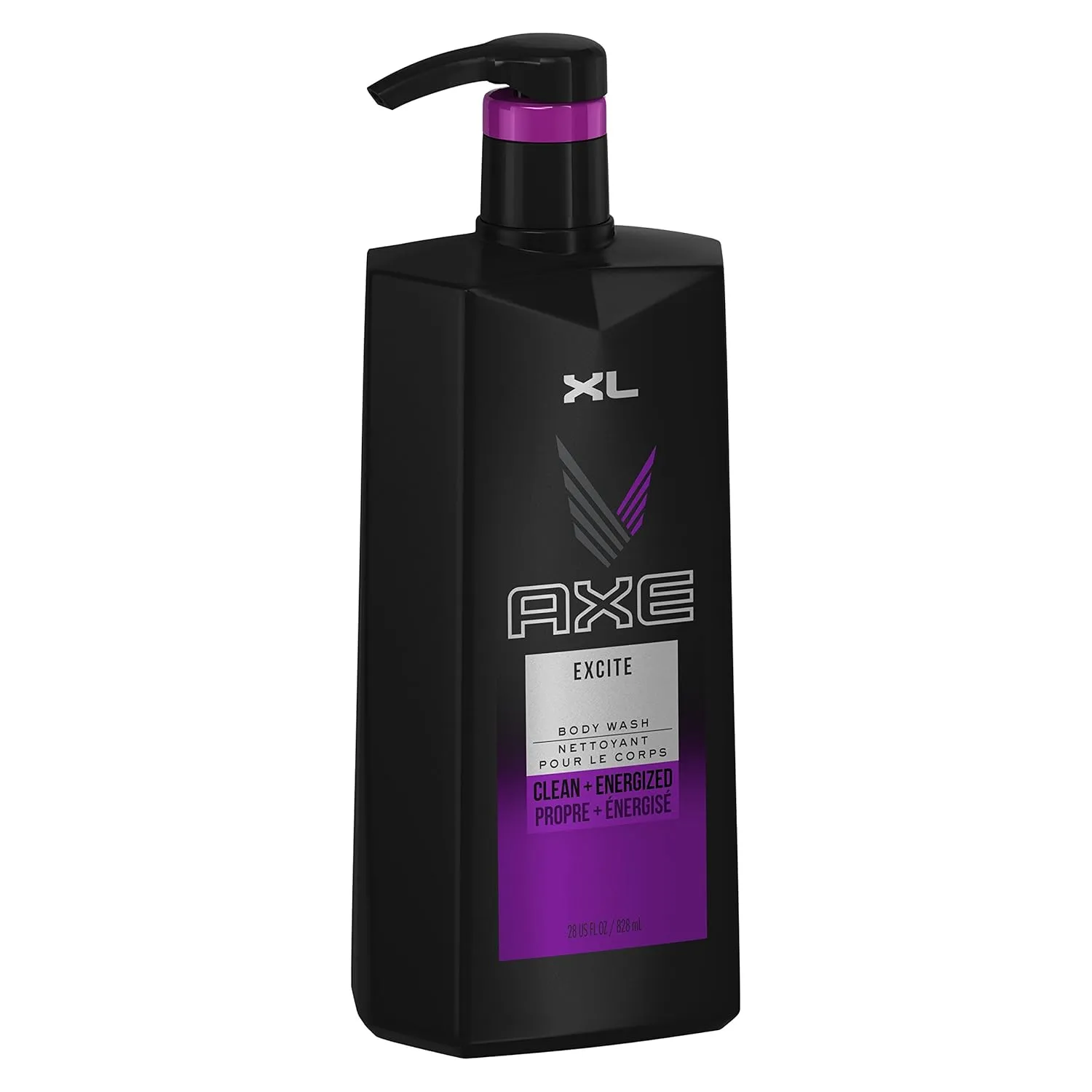 AXE Body Wash for Men, Excite, 28 oz with Pump