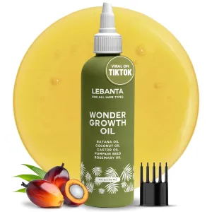 Batana Oil For Hair Growth - 100% Pure, Raw & Natural Blend With Organic Castor, Pumpkin Seed, Coconut and Rosemary Oil - Thicker, Stronger Hair For Men & Women Scalp (1 Pack)