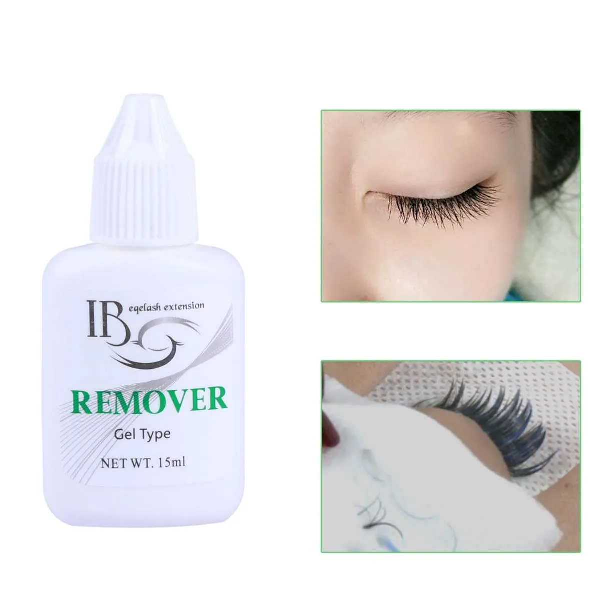 Beaupretty 3pcs Effortless Lash Extension Removal 15ml Bond Remover Cream for Eyelash Cluster Safe No Eye Irritation