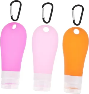 Beaupretty 7pcs Silicone Cosmetic Storage Bottles Travel Lotion Containers for Business Trips Easy Squeeze for Luggage and Handbags