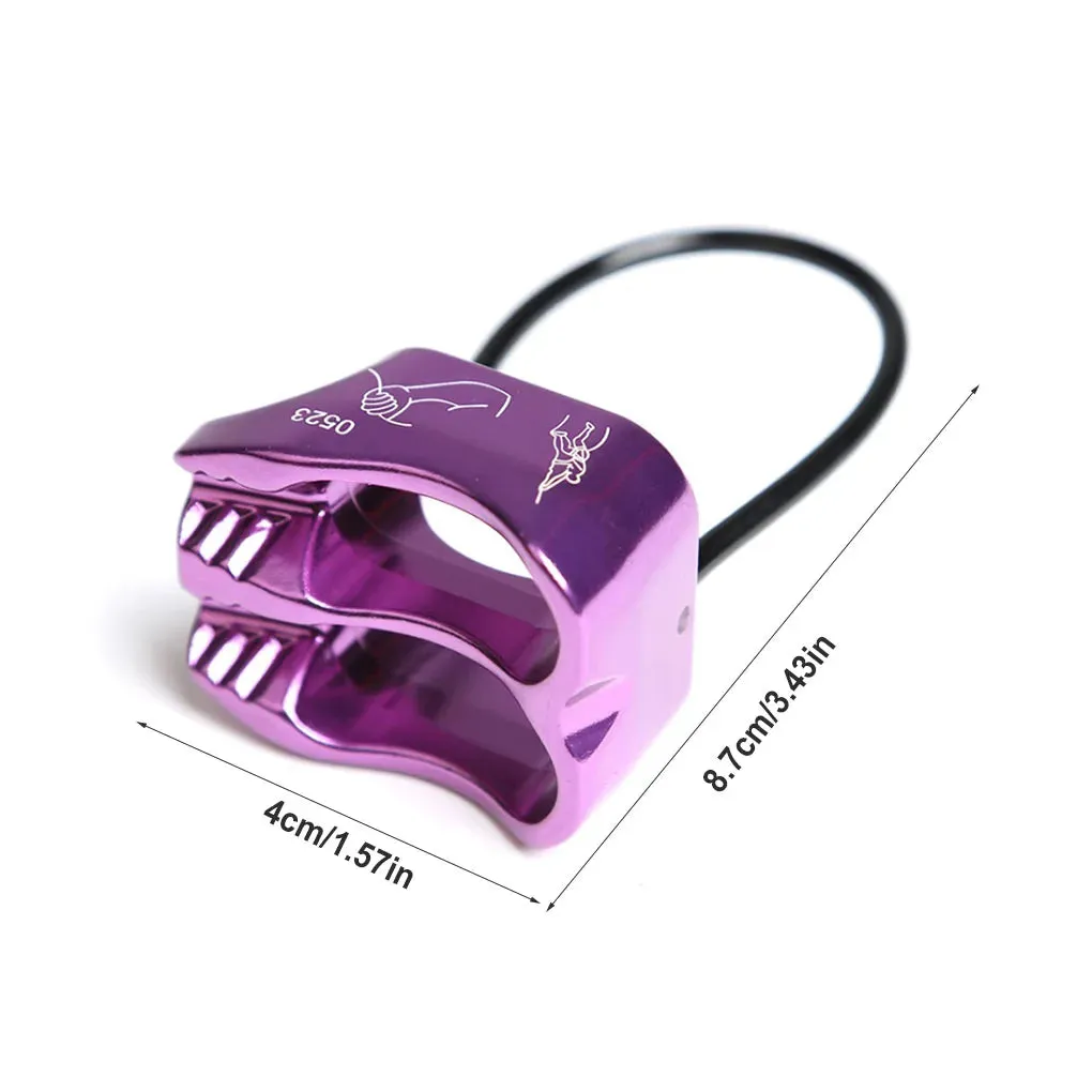 Belay and Rappel Device - Versatile Descender Gear for Caving, Aerial Work, and Hauling