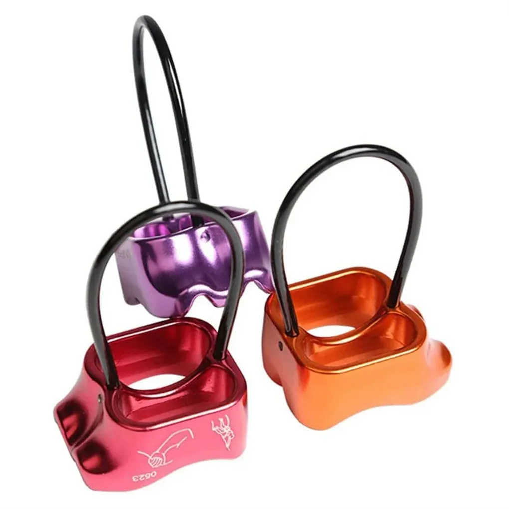 Belay and Rappel Device - Versatile Descender Gear for Caving, Aerial Work, and Hauling