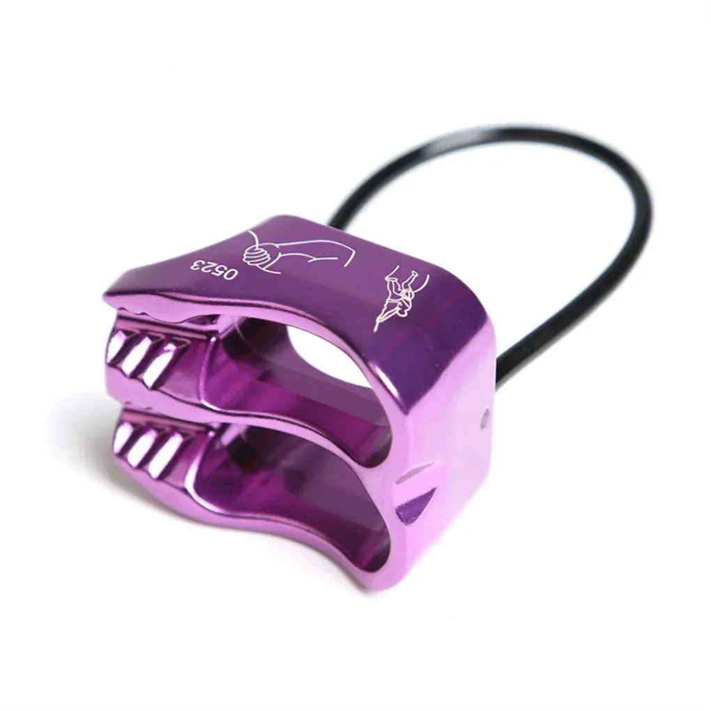 Belay and Rappel Device - Versatile Descender Gear for Caving, Aerial Work, and Hauling