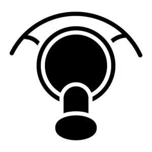 Belay Device Glyph Icon
