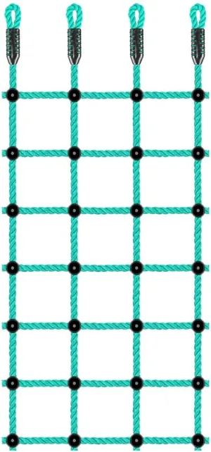 BeneLabel Climbing Cargo Net, Indoor Climbing net, Outdoor Cargo Webbing Net, Military Climbing Cargo Net, 100% Nylon Material Rope Ladder, 30" x 77"