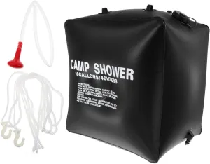 BESPORTBLE 1 Set Shower Bag Solar Heating Water Bag Camping Shower Accessories Solar Showers for Camping Solar Water Bag Solar Heating Bag Portable Camping Pouch Summer Drying Bag Travel PVC