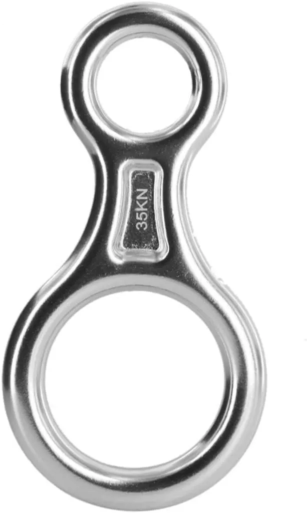 BESPORTBLE 2 pcs Climbing Rappelling Ring Climbing Belay Device Mountain Climbing Buckle Climbing Carabiner