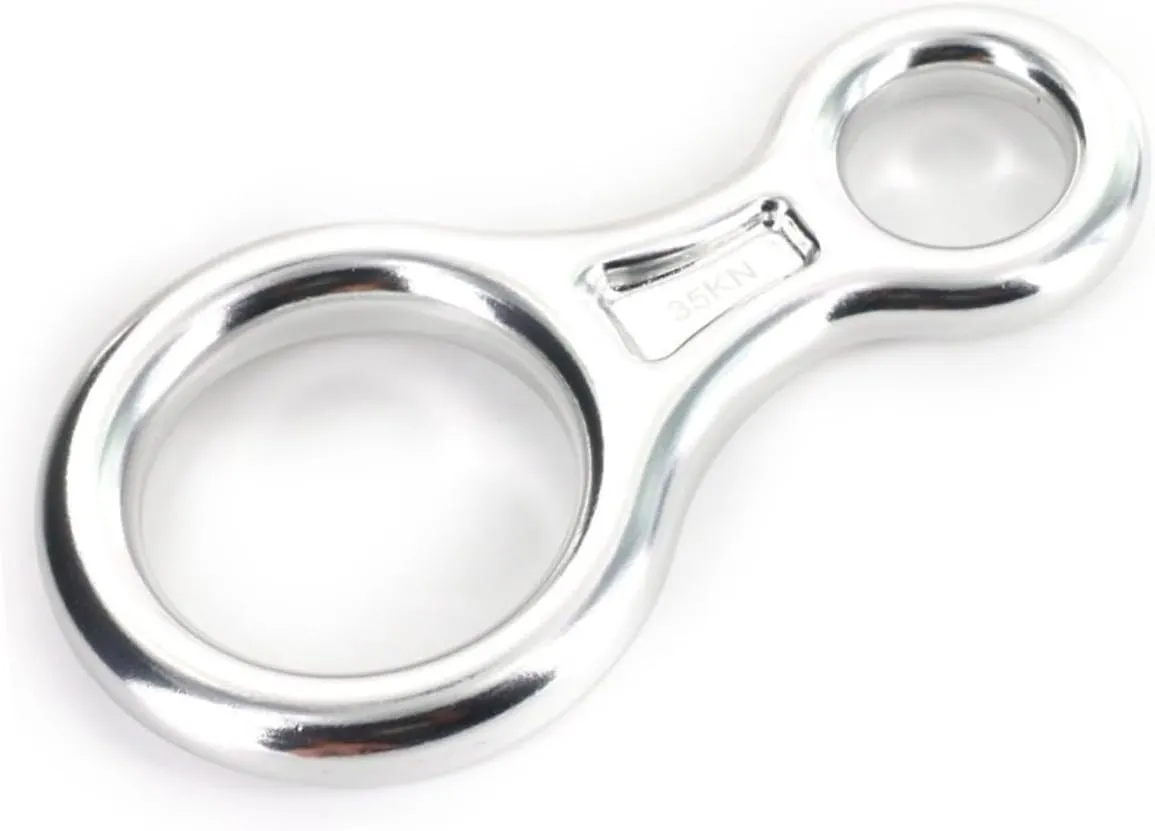 BESPORTBLE 2 pcs Climbing Rappelling Ring Climbing Belay Device Mountain Climbing Buckle Climbing Carabiner