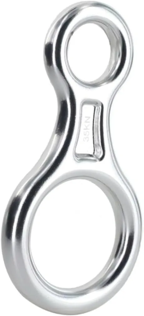 BESPORTBLE 2 pcs Climbing Rappelling Ring Climbing Belay Device Mountain Climbing Buckle Climbing Carabiner