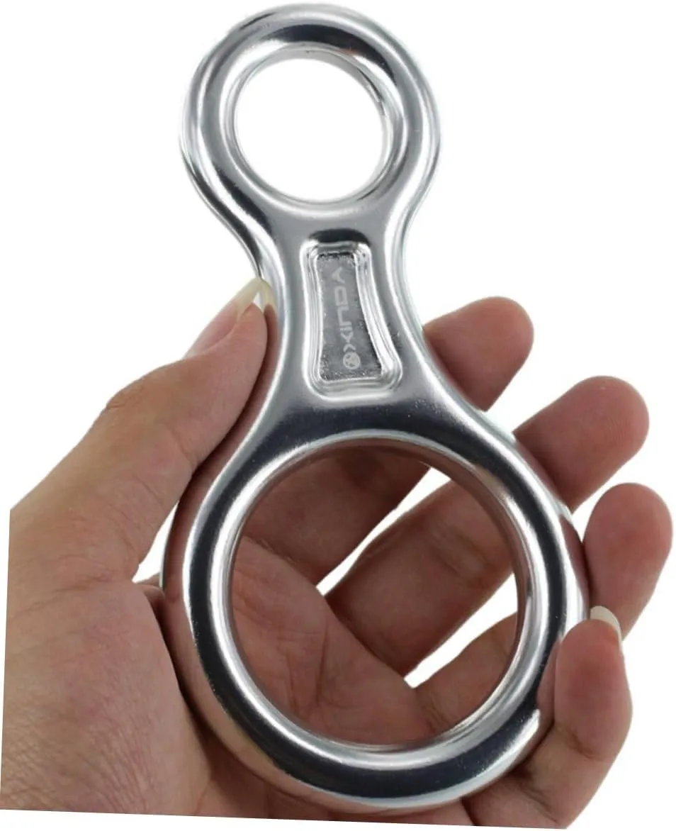 BESPORTBLE 2 pcs Climbing Rappelling Ring Climbing Belay Device Mountain Climbing Buckle Climbing Carabiner
