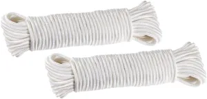 BESPORTBLE Camping Tent Ropes 2pcs Nylon Rope Macrame Rigging Cord Handmade Outdoor Tool 4mm 10m