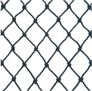 Black Safety Net, Protection Stair Railing Net for Kids, Indoor Balcony Netting, Outdoor Truck Cargo Trailers Netting, Garden Net for Patios Backyard and Plants, 2.3'' Mesh, 0.2'' Rope