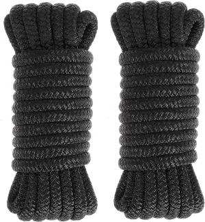 Boat Dock Lines Boat Lines Nylon Marine Rope for Boats Double-Braided Bumper Rope Boat Lines for Docking Boat Lines Dock Ties