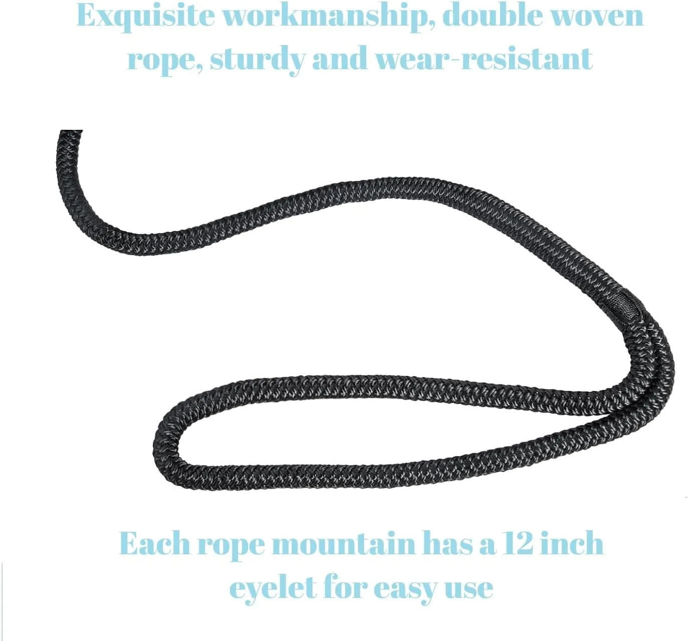 Boat Dock Lines Boat Lines Nylon Marine Rope for Boats Double-Braided Bumper Rope Boat Lines for Docking Boat Lines Dock Ties