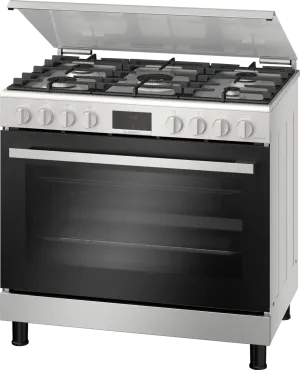 Bosch Series 6 90cm Stainless Steel Gas Stove HGW3FSY50Z
