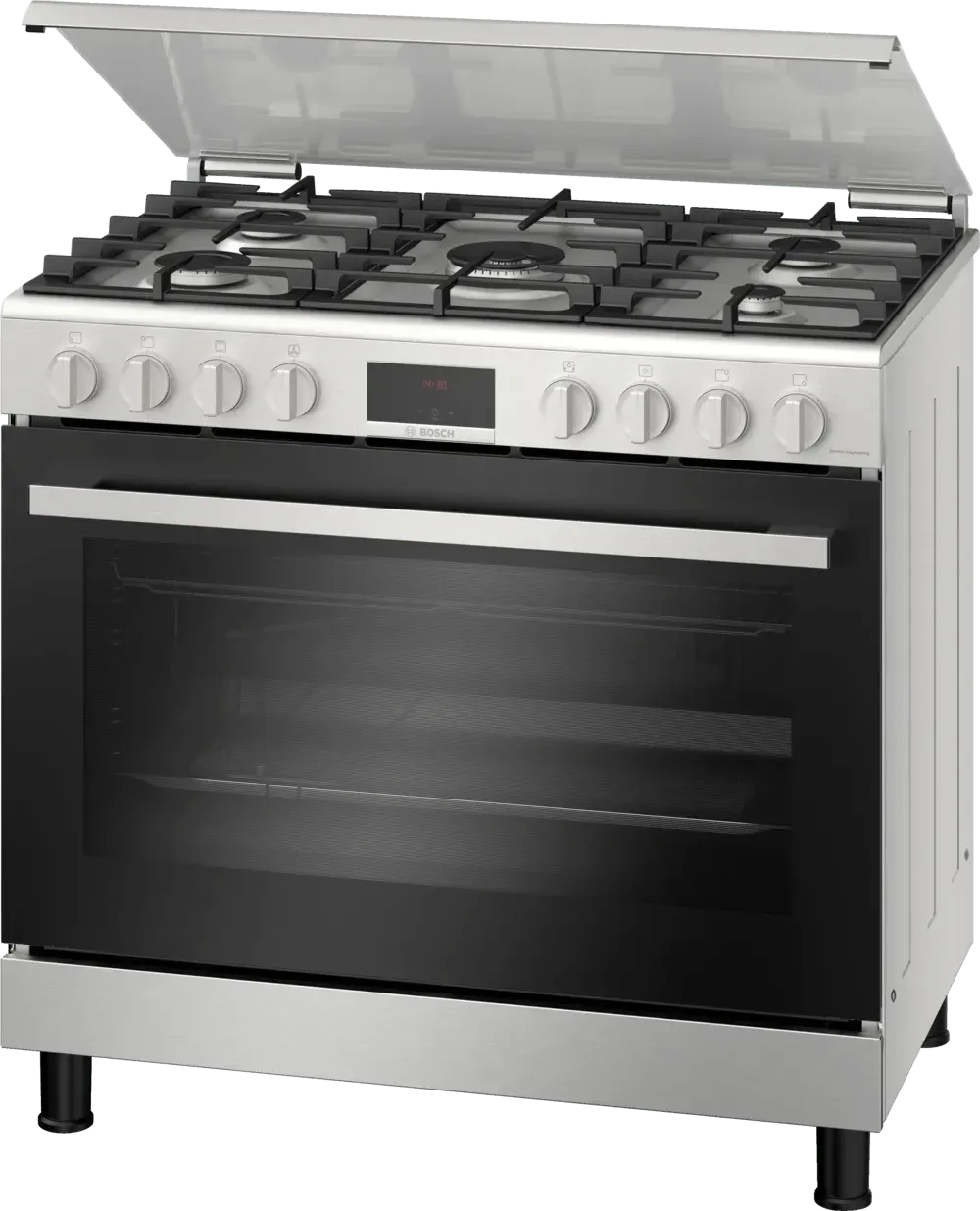 Bosch Series 6 90cm Stainless Steel Gas Stove HGW3FSY50Z