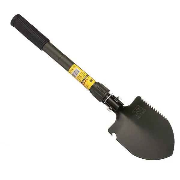 BOSI BS561312 14 inch Manganese Steel High Rigidity Folding Shovel Black