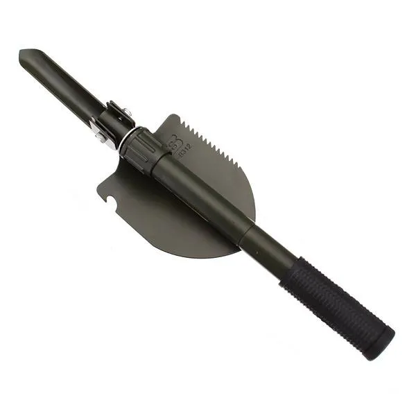 BOSI BS561312 14 inch Manganese Steel High Rigidity Folding Shovel Black