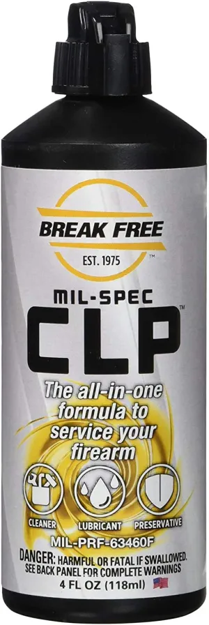 Break-Free CLP-4 Cleaner Lubricant Preservative Squeeze Bottle (4 -Fluid Ounce), 2 Pack