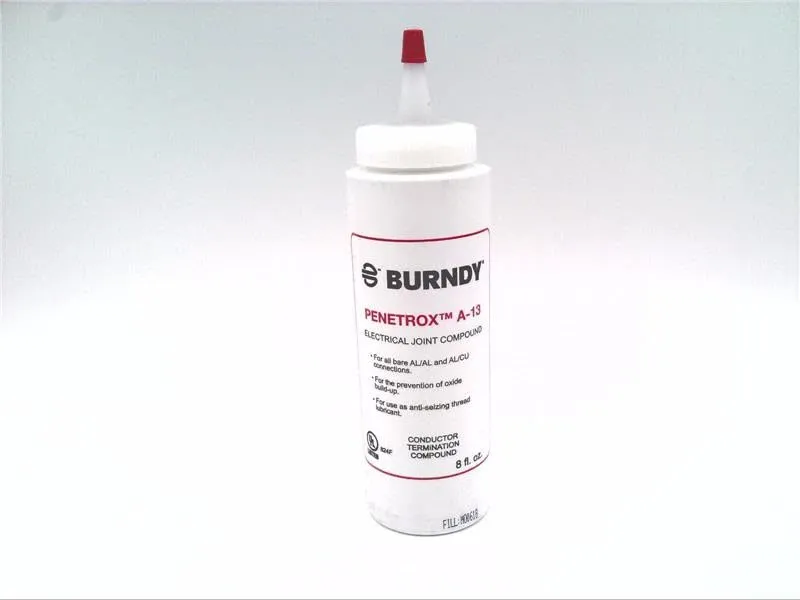 BURNDY PENA138 8-Ounce Container, Joint Compound, Oxide INHIBITING, PENETROX Electrical, Squeeze Bottle Container