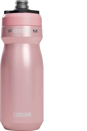 CamelBak Podium Steel Insulated Stainless Steel Bike Water Bottle – for Cycling, Fitness & Sports- Fits Most Bike Cages, 18oz - Petal