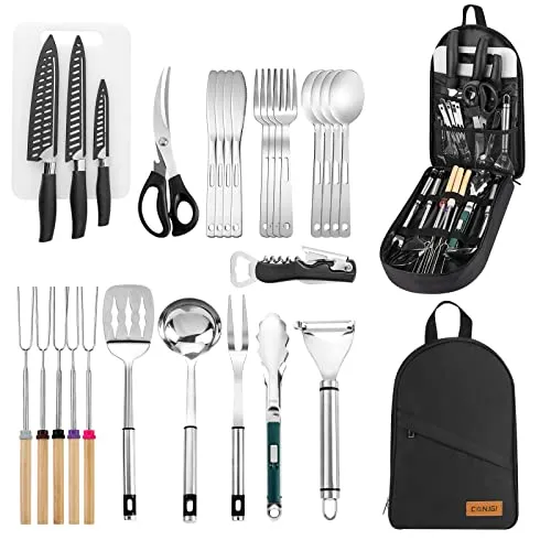 Camping Cookware Storage Bag-Camping Cooking Utensils Set Bag-Camping Tool