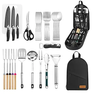 Camping Cookware Storage Bag-Camping Cooking Utensils Set Bag-Camping Tool