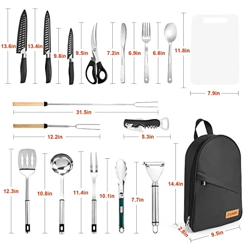 Camping Cookware Storage Bag-Camping Cooking Utensils Set Bag-Camping Tool