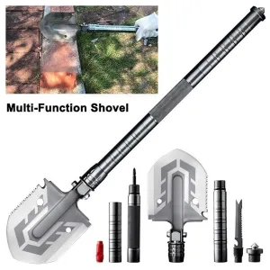 Camping Shovel Tools Folding Affordable options Outdoor Security Trustworthy Dropshipping Shovel Multi-purpose Survival Defense Portable Tools Garden Military