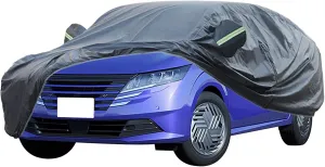 Car Cover, Car Cover Waterproof All Weather, for 2006-2024 Nissan Note Car Covers for Automobiles, Outdoor Full Cover, Dust Prevention, Ultraviolet-Proof, Frost and Snow Prevention(Tekna)
