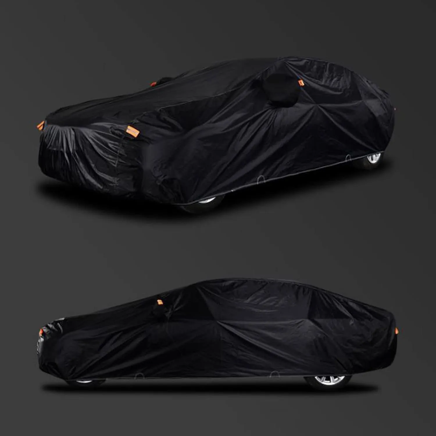 Car Cover Compatible with Volkswagen Golf Alltrack, Full Car Covers Windproof Waterproof Snowproof Breathable for Automobiles All Weather UV Protection Car Tarpaulin, with Side Zipper, Outdoor Indoor
