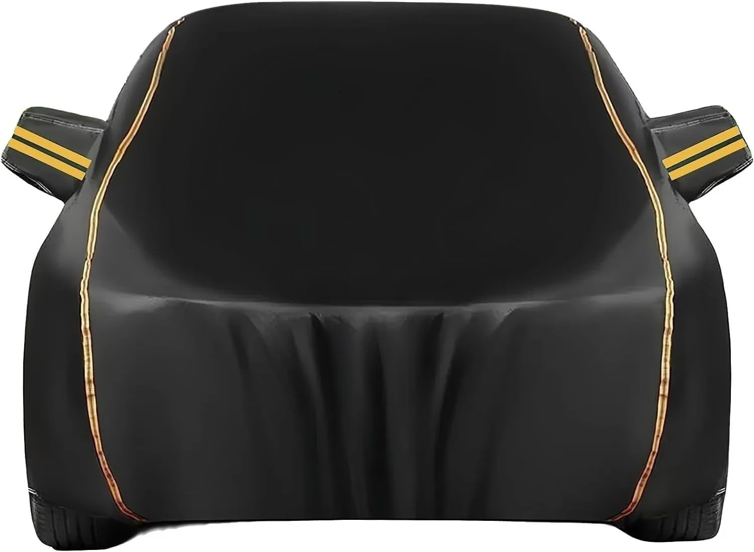 Car Cover for DeTomaso Pantera 1985-1991,Car Tarpaulin Waterproof Sun Protection UV Dustproof Scratch Resistant,Custom Car Cover for Indoor And Outdoor with Side Zipper Reflective Strip(Black)