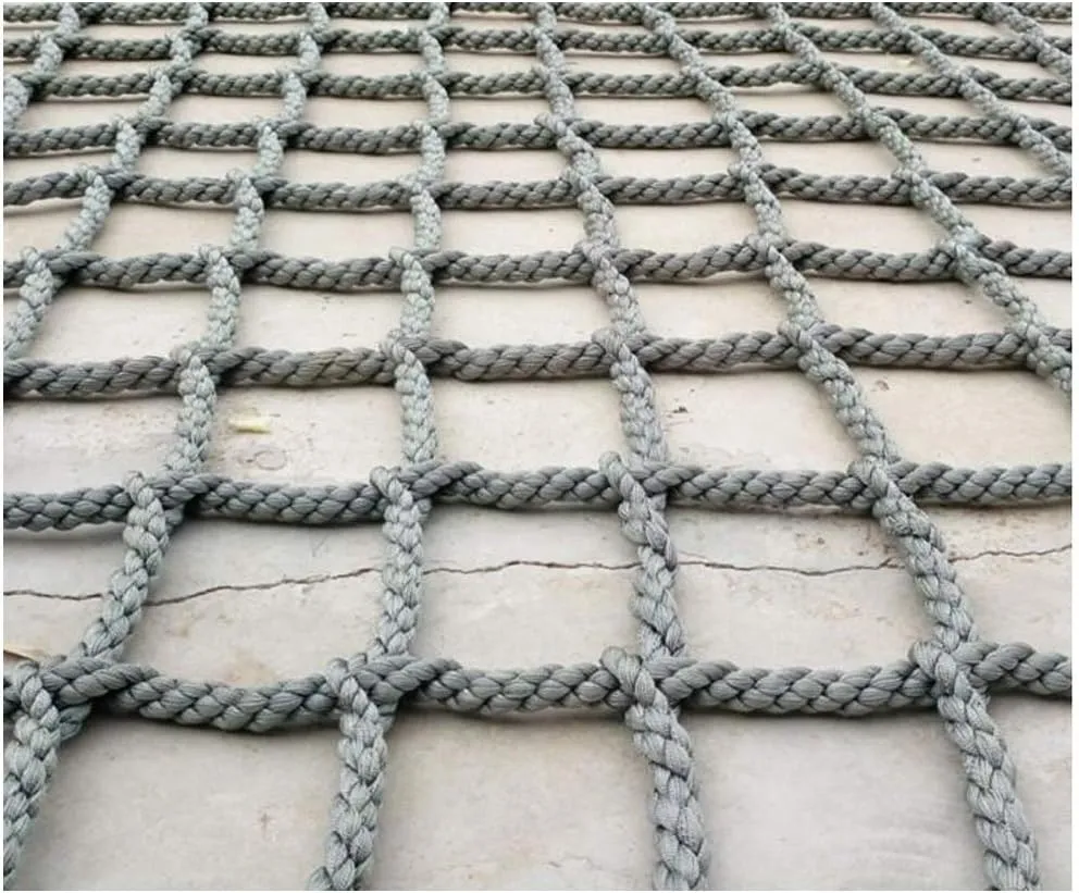 Cargo Climbing Net Outdoor Treehouse Nylon Truck Trailer Nets Playground Heavy Duty Swings Net Safety Net Cargo Net Child Playground Climbing Netting Dia 6mm (Size : 1X2m/3.3X6.6ft)