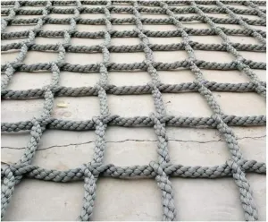 Cargo Climbing Net Outdoor Treehouse Nylon Truck Trailer Nets Playground Heavy Duty Swings Net Safety Net Cargo Net Child Playground Climbing Netting Dia 6mm (Size : 1X2m/3.3X6.6ft)