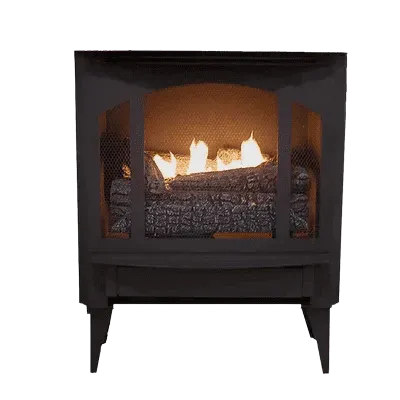 Carolina Model T-33 - 32,000 BTU Vent Free Gas Stove with Legs and Blower - Made in the USA
