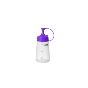 CHEF INOX SOFT SQUEEZE BOTTLE w/PURPLE CAP 300ml
