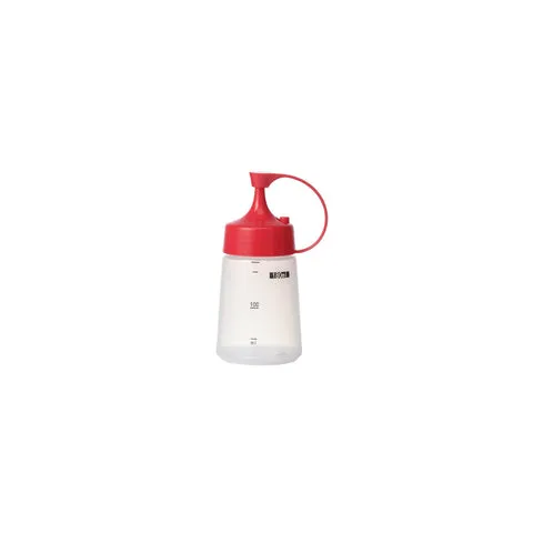CHEF INOX SOFT SQUEEZE BOTTLE w/RED CAP 180ml