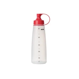 CHEF INOX SOFT SQUEEZE BOTTLE w/RED CAP 550ml