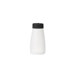 CHEF INOX SOFT SQUEEZE SHAKER BOTTLE BLK CAP 9L HOLES 300ml