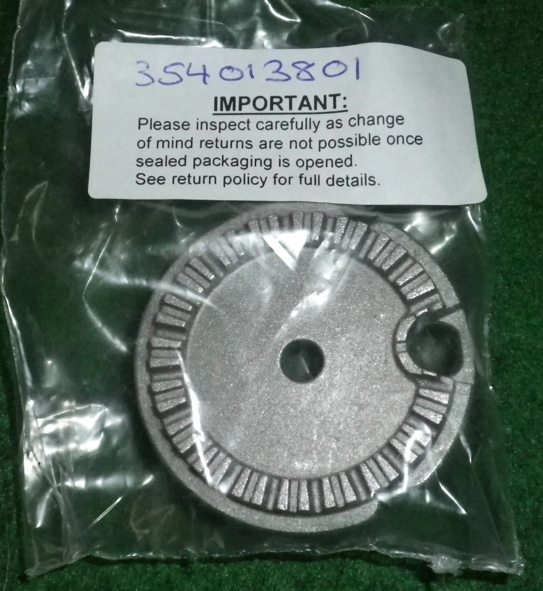 Chef, Westinghouse Gas Stove Small Distributer / Burner - Part # 4055563391