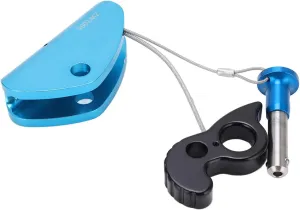 Climbing Ascender Self Locking Rope Grab Fall Protection Belay Device with Connecting Eye for Rock Climbing Construction Outdoor