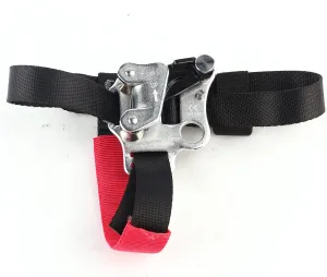 Climbing Foot Ascender, Aviation Aluminum Left Right Foot Outdoor Rock Climbing Mountaineering Foot Ascender Riser Anti Drop Protector Equipment Accessory