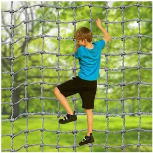 Climbing Nets Nylon Play Giant Mesh Heavy Duty Cargo Toddler Climbing For Kids Adult Rock Playground Tree Net Outdoor Nets Nets Rope Garden Netting Automotive Cargo Nets(12mm-12cm,2X4m/6.6X13.12ft)