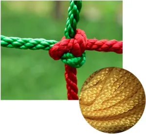 Climbing Netting Child Safety Net Cargo Trailer Netting Indoor Decoration Outdoor Climbing Protection Fence Net Children Outdoor Climbing Net Dia 6mm,8mm,10mm (Color : 8mm, Size : 3X3m/9.8X9.8ft)