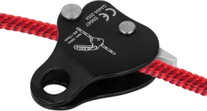 Climbing Rope Grab, Self Locking Stop Descender 8‑13mm Climbing Rope Grab Stopper Rescue Rappel Ring Climbing Gear